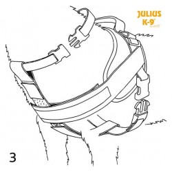 I-ceinture pour harnais Power Julius-K9 taille mini ou 0