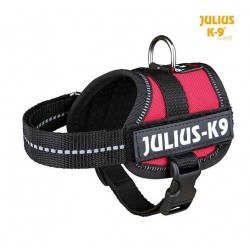 Harnais Power Julius-K9, Baby 1/XS: 30–40 cm rouge