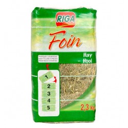 Foin compacté sécable 2,3 Kg (5 portions)