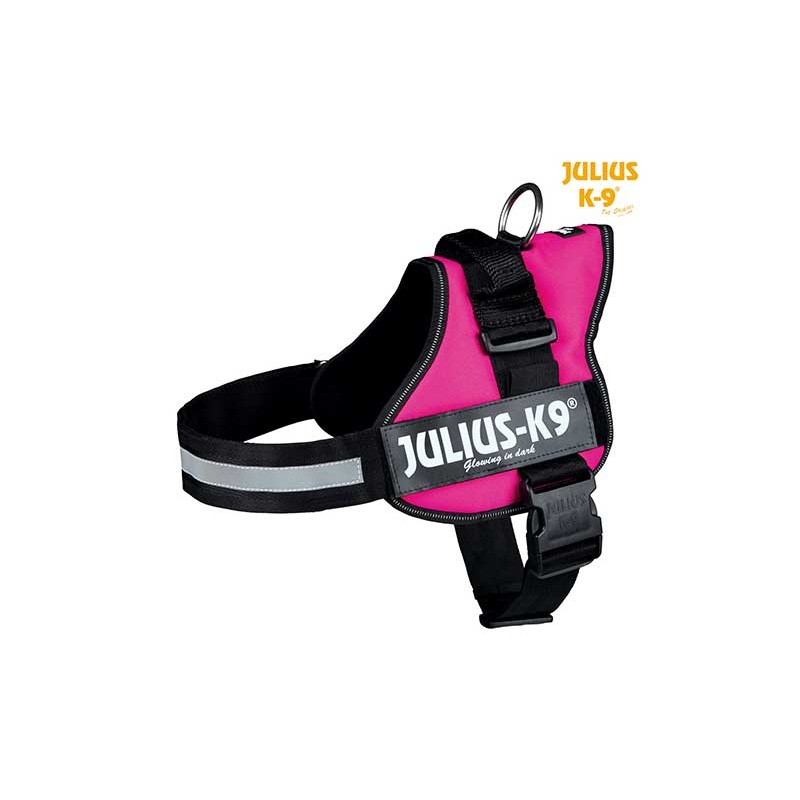 Harnais Power Julius-K9®, 3/XL: 82–116 cm rose fushia