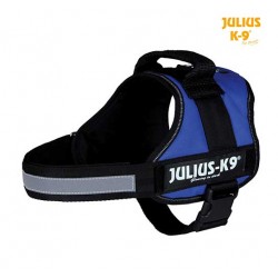 Harnais Power Julius-K9, 0/M–L: 58–76 cm bleu