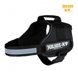 Harnais Power Julius-K9, 0/M–L: 58–76 cm noir