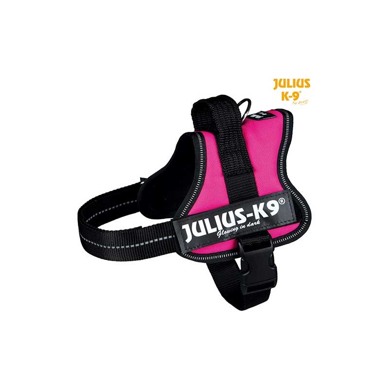 Harnais Power Julius-K9, Mini/M: 51–67 cm  rode fushia