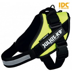 Harnais Power Julius-K9 IDC 1/L: 63–85 cm jaune fluo