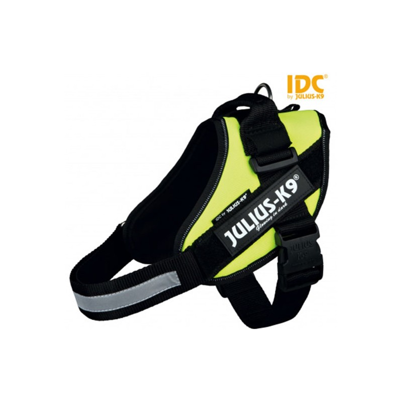 Harnais Power Julius-K9 IDC 1/L: 63–85 cm jaune fluo