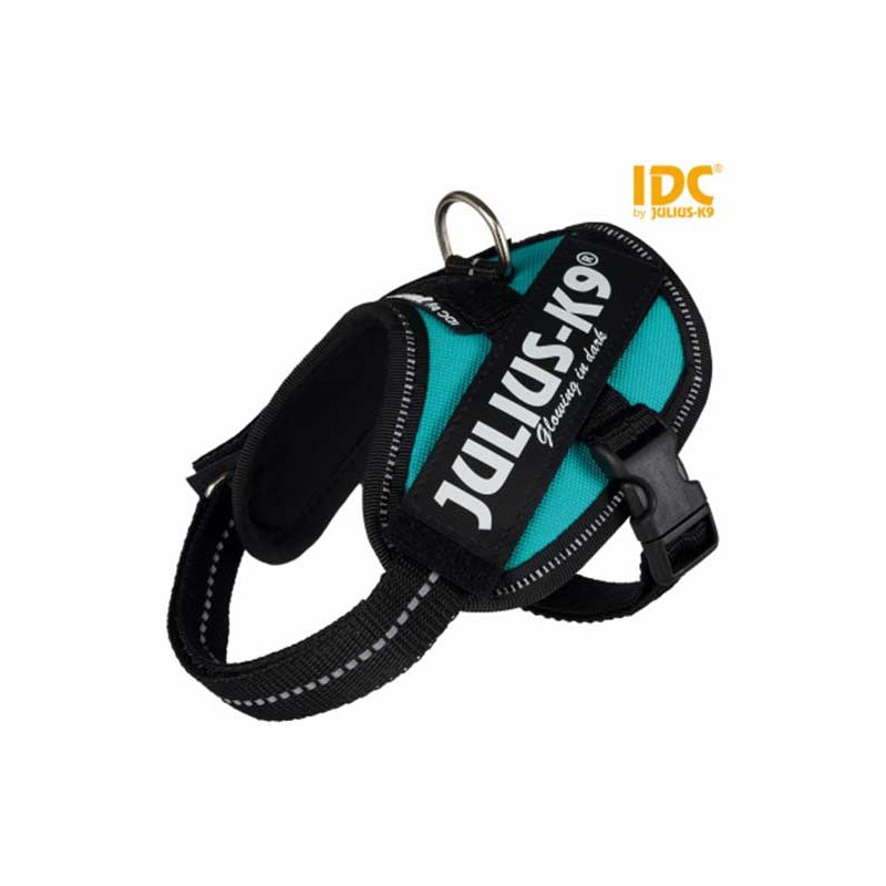 Harnais Power Julius K9 IDC Baby 1 - 29 à 36 cm bleu pétrole