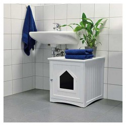 Cabine de toilette pour chat