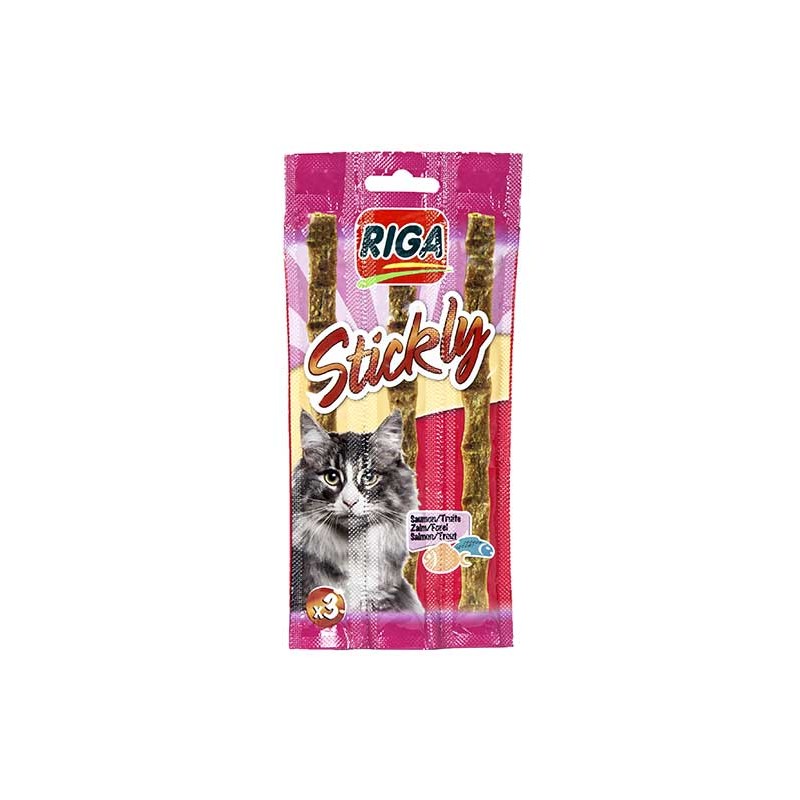 Frandise pour chat STICKLY poisson x 3