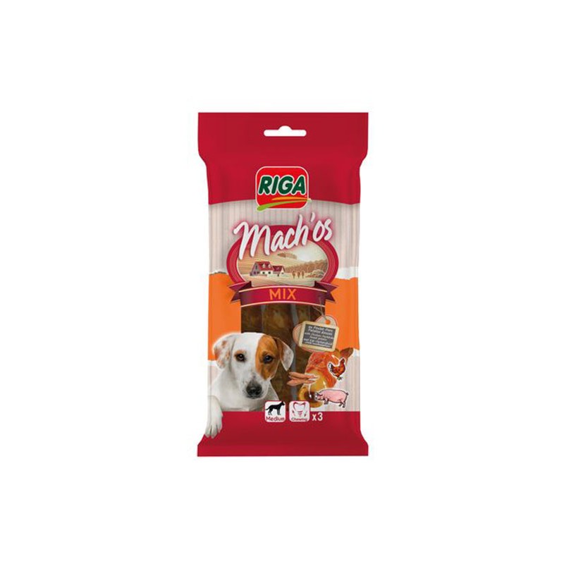 ROLL'OS  3 goûts x 3. friandise pour chien