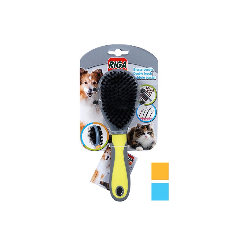 Brosse double chien & chat