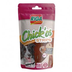 CHICK'OS Strips friandise pour chien lamelle de poulet