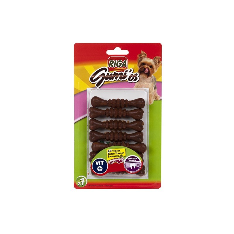 Friandise pour chien GUMI'OS bacon x 7 Friandise pour chien GUMI'OS bacon x 7