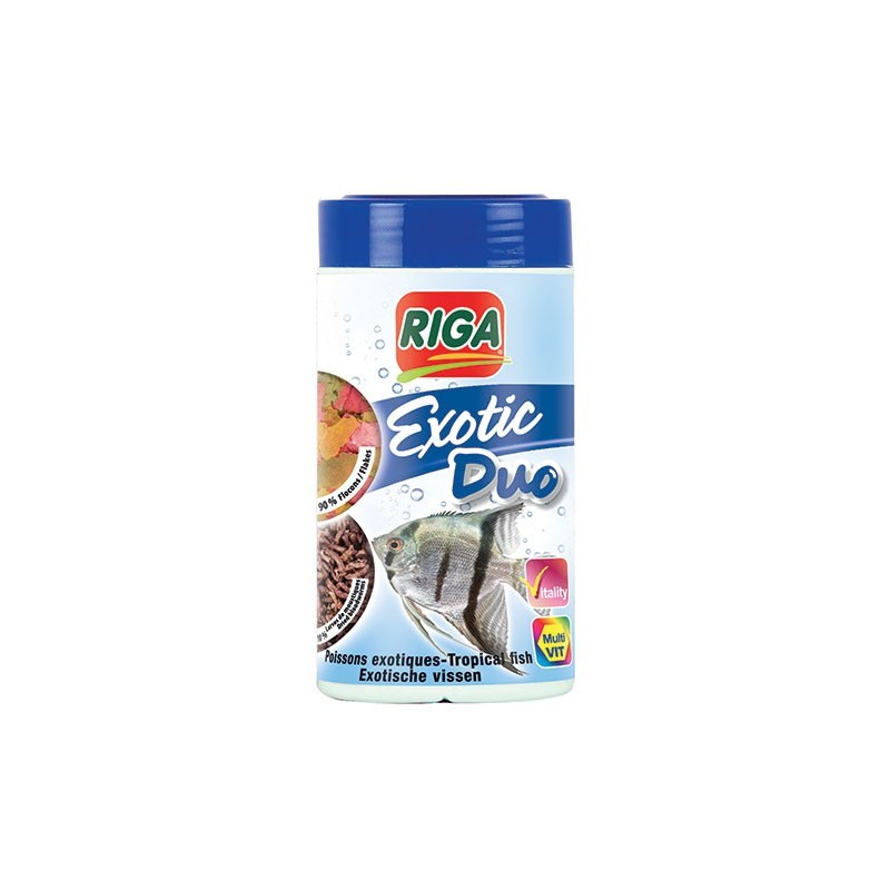 MENU EXOTIC DUO Flocons + Larves de moustiques - 40 g MENU EXOTIC DUO Flocons + Larves de moustiques - 40 g