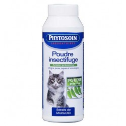 Poudre insectifuge chats