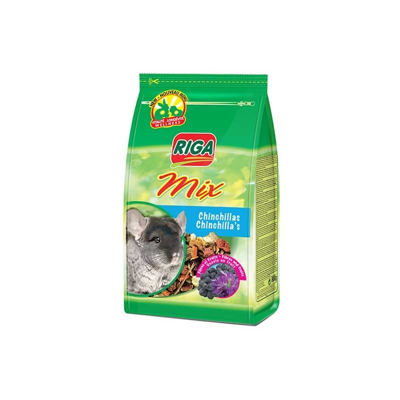 RIGA MIX Chinchillas Fibres et Fruits RIGA MIX Chinchillas Fibres et Fruits