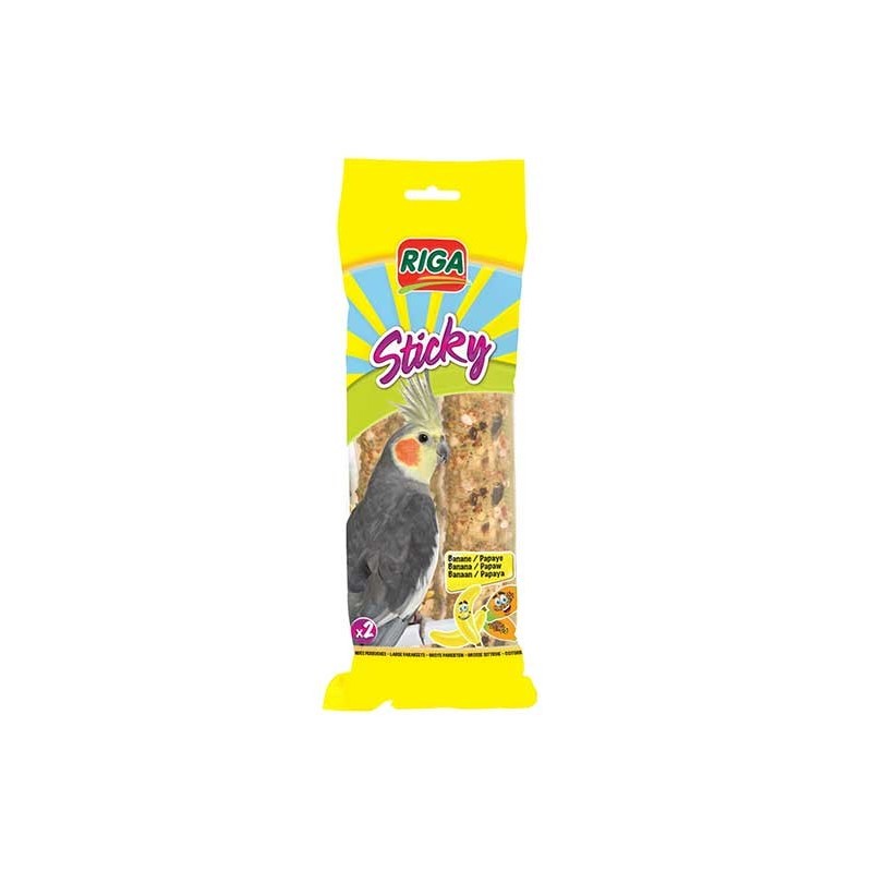 STICKY Grandes Perruches Bananes Papaye par 2